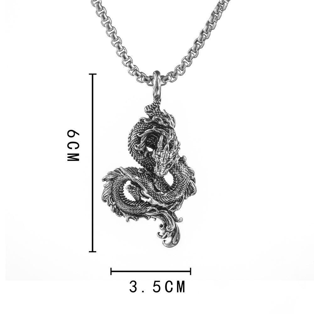 Mxbeauty Kalung Rantai Pria Kreatif Vintage Hiphop Punk Kuba Rantai Perhiasan Leher Baja Titanium