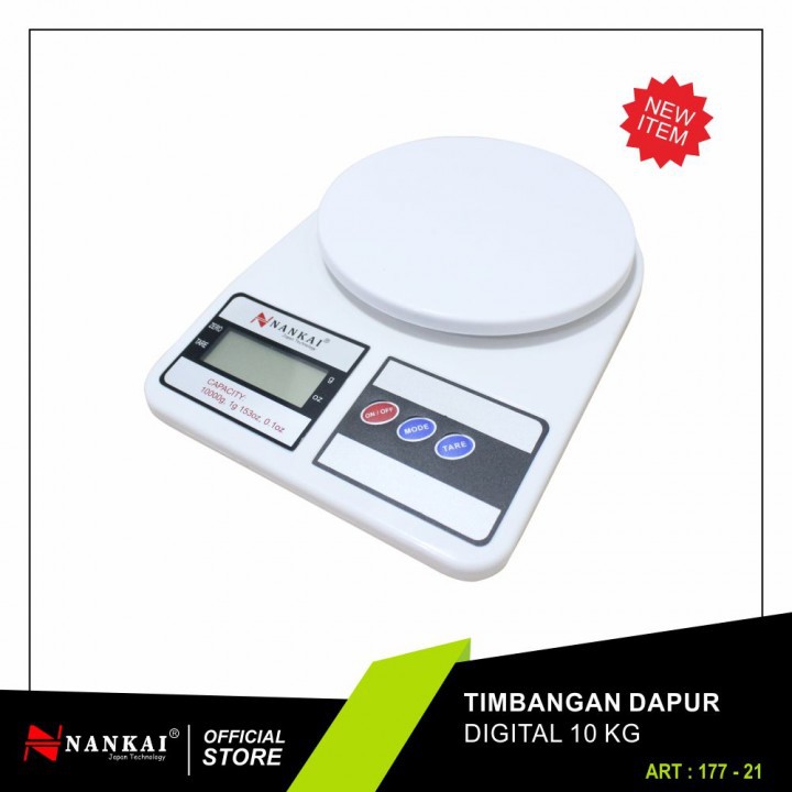 Timbangan Dapur Timbangan kue Digital merk Nankai / Timbangan digital nankai 10 kg