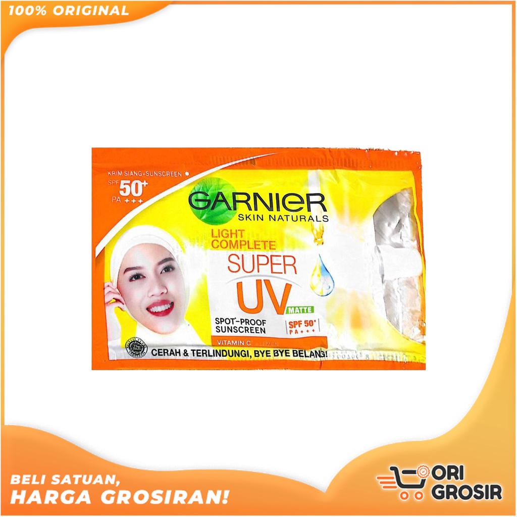 ORI Grosir Garnier Light Complete Super Uv Matte Sachet 7ml | Garnier Sunscreen SACHET