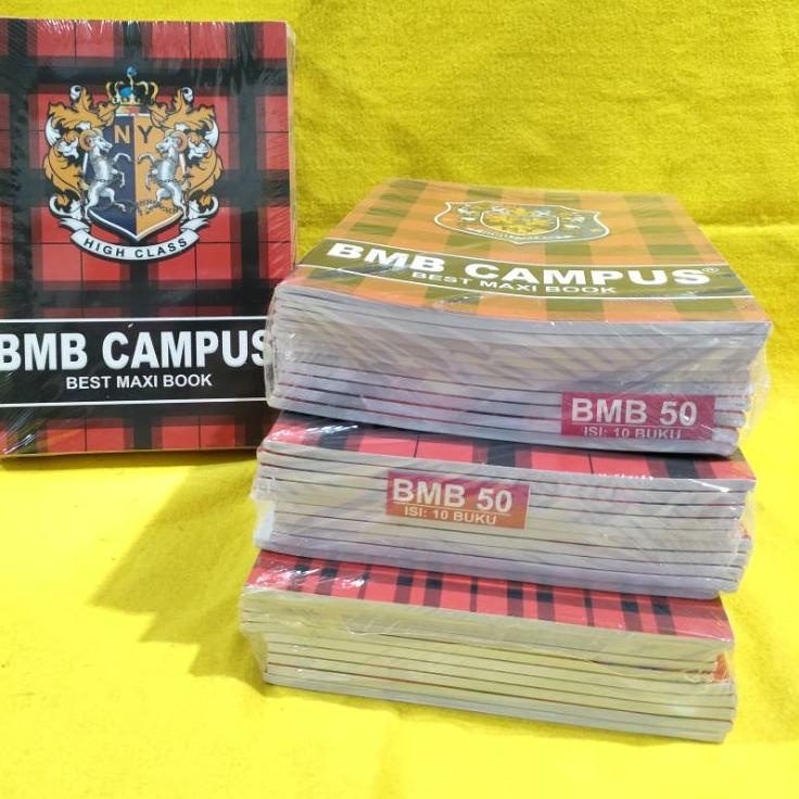 

Buku tulis BMB / BIGBOSS campus 50 lembar (10 buku) //JS7EZ Promo mingguan