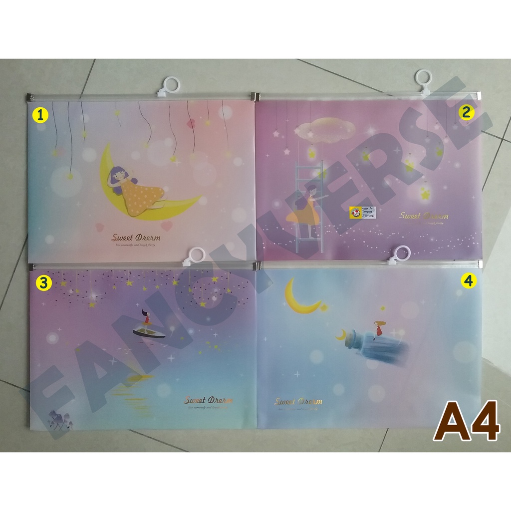 

Map Zipper A4 Dream LTBD-006 / Map Resleting Map File Map Tenteng