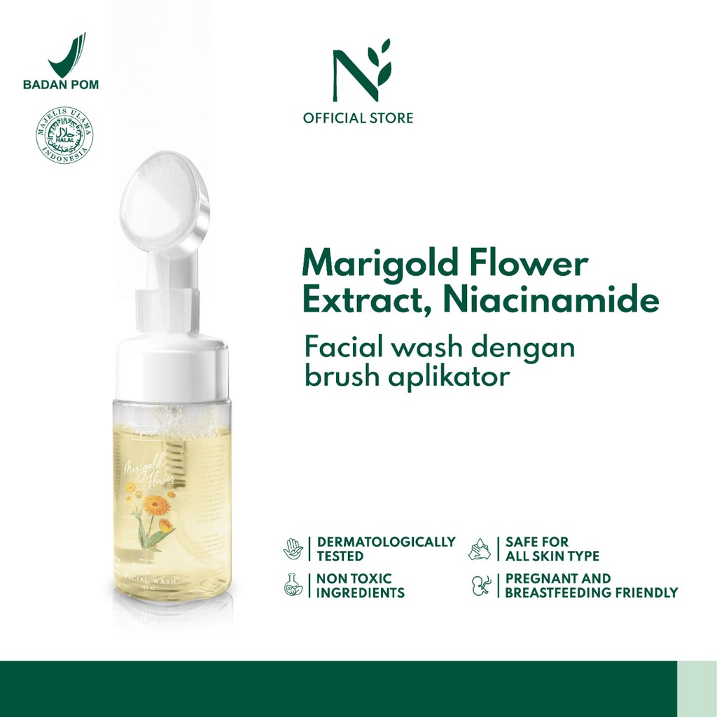 ⭐️ Beauty Expert ⭐️ NPURE Marigold Flower Series - NPURE Eye Power Serum NPURE Face Foam Wash NPURE Face Toner NPURE Face Serum