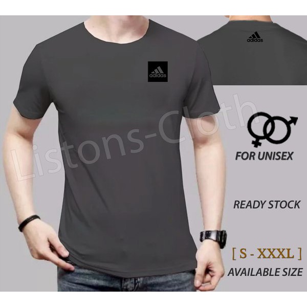 DI JUAL KAOS ADIDAS ABU 3 BAJU DISTRO SPORT PRIA TSHIRT BRANDED KEREN