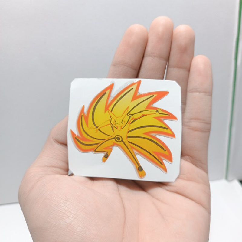 KURAMA Emblem sticker timbul resin lentur