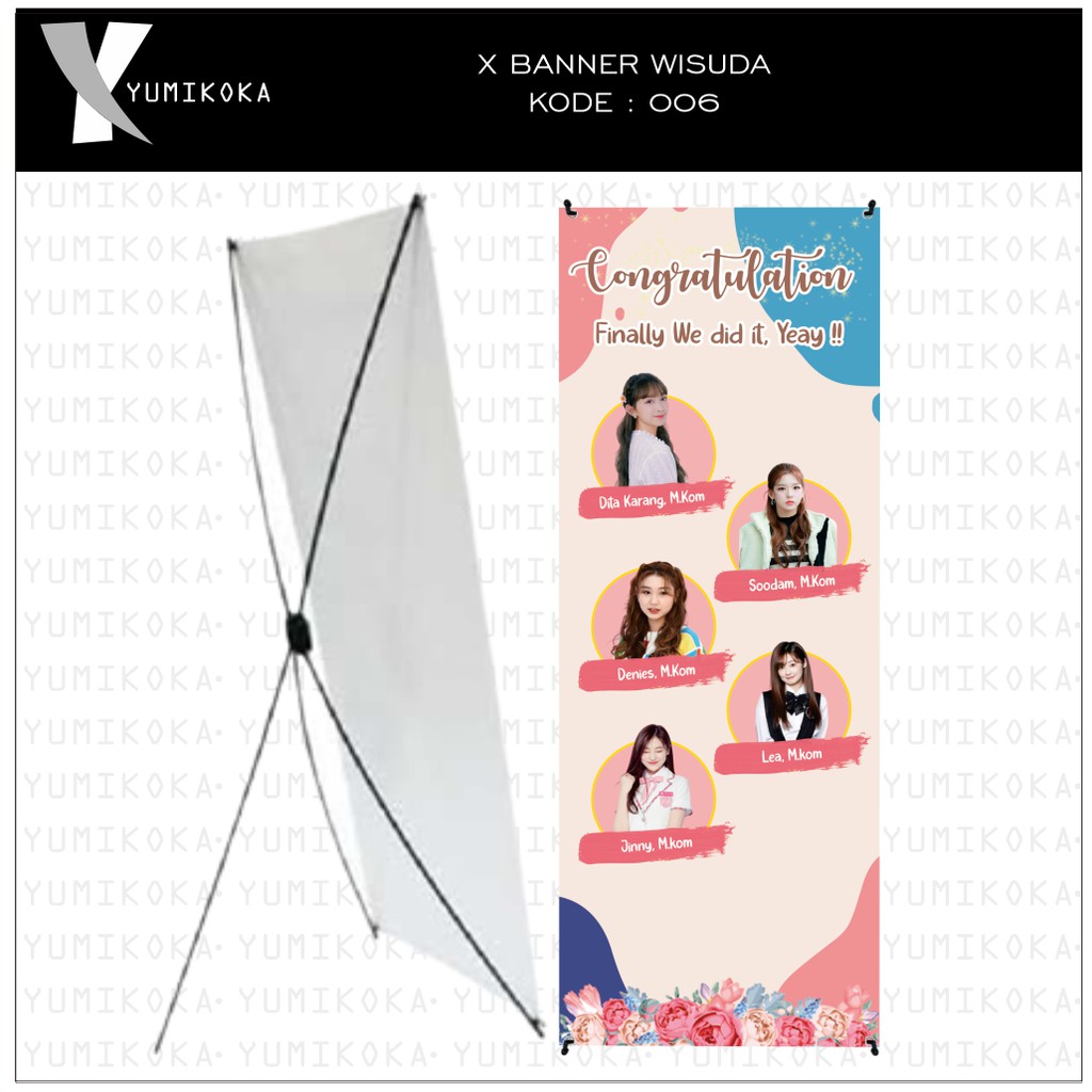 BANNER BENER BANER STAND SPANDUK WISUDA ULANG TAHUN PERNIKAHAN KELULUSAN SIDANG PROKES WEDDING