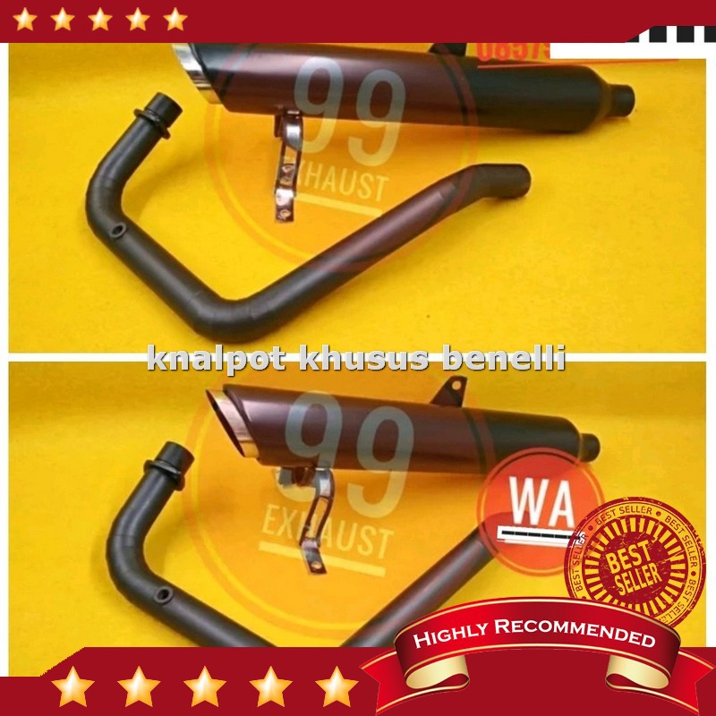 Jual Knalpot racing benelli motobi 200 evo fullsystem