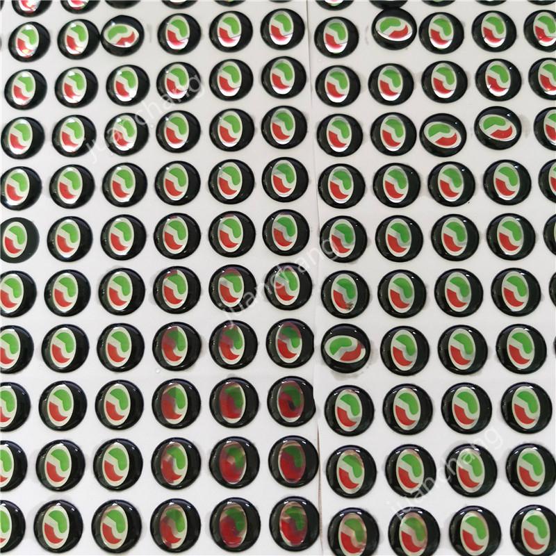 50Pc Stiker label Kunci Mobil Model flip logo KD / VVDI Ukuran 14mm Untuk honda Toyota VW