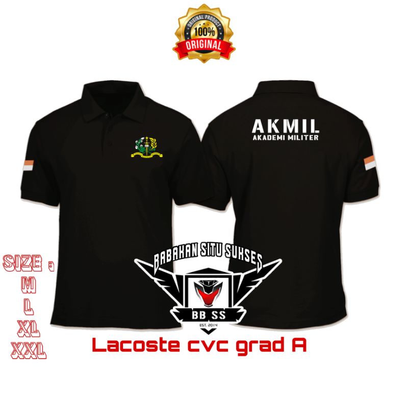 KAOS POLO SHIRT AKMIL KAOS KERAH AKADEMI MILITER