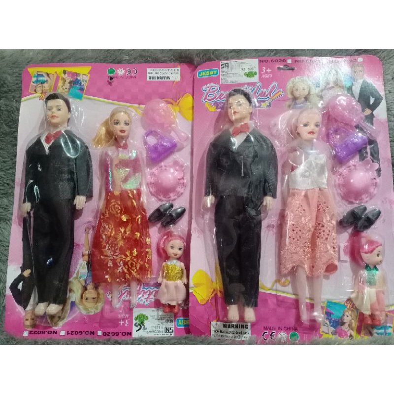 mainan anak boneka sepasang pengantin