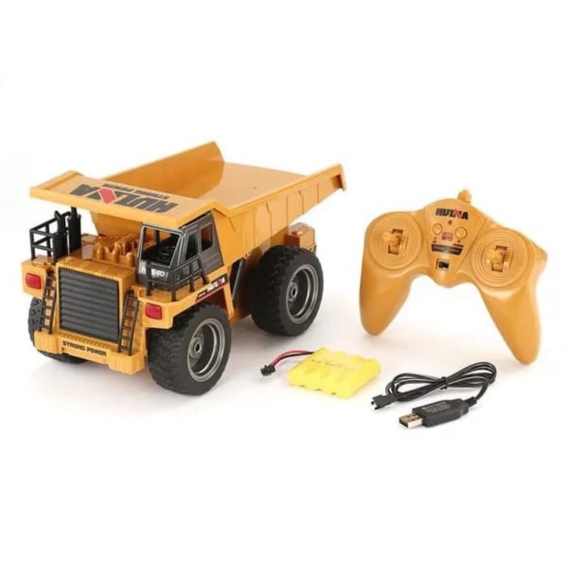 Huina 1540 Rc Dump Truck Alloy Bucket 1:18 6CH /remote control Dump truck Huina