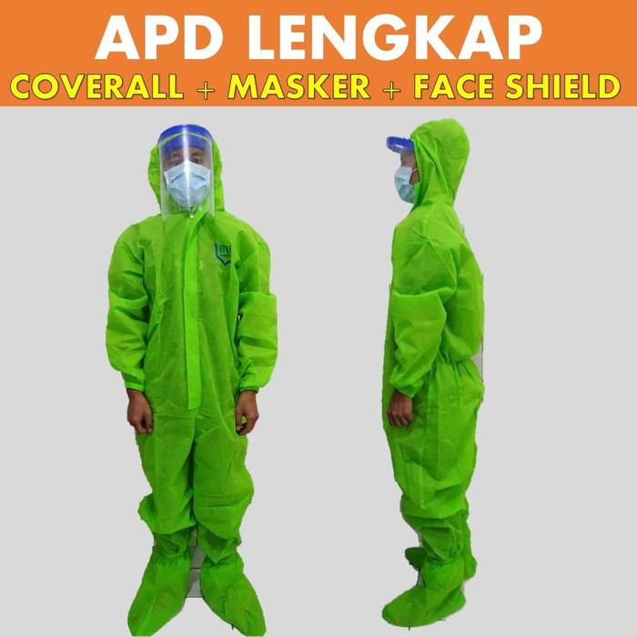 HAZMAT SUIT TASLAN PARASUT BAJU  APD WASHABLE TERJAMIN 