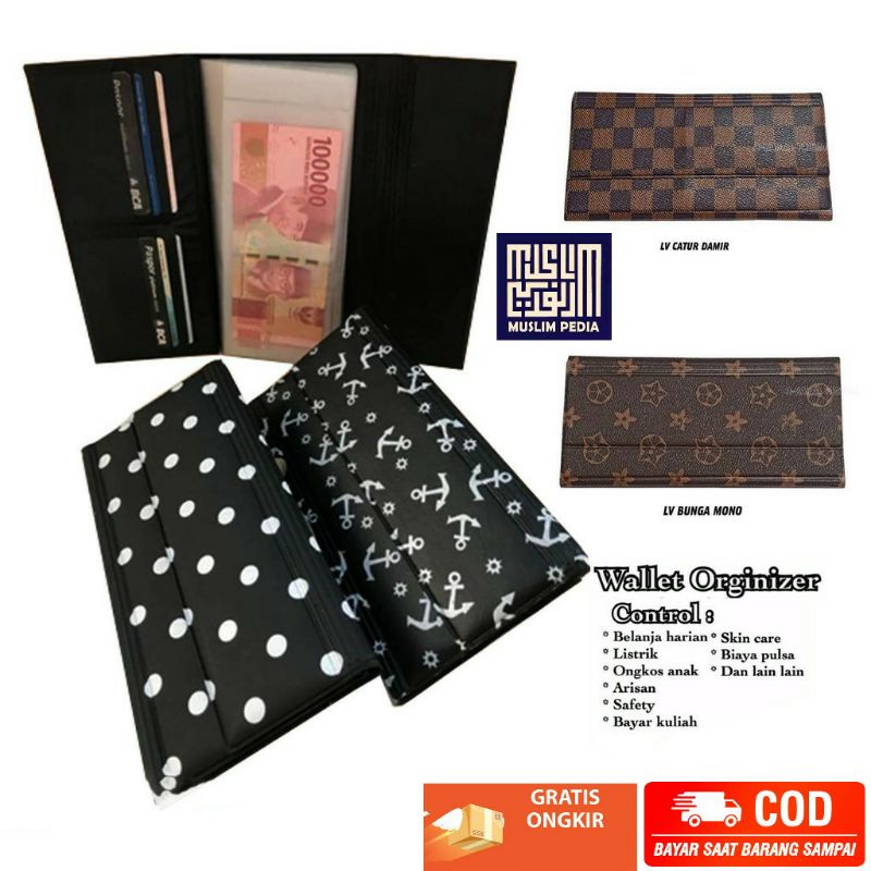 DOMPET DISIPLIN KEUANGAN WALLET ORGANIZER