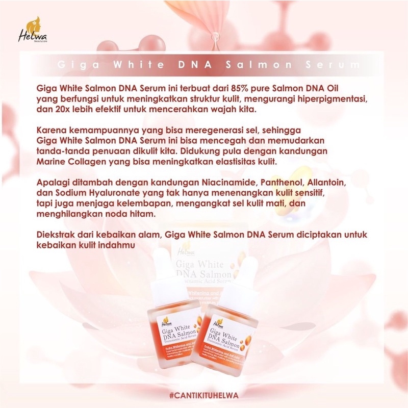 Serum Giga White DNA Salmon Helwa Beautycare