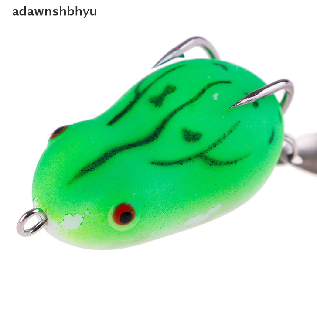 Adawnshbhyu 1PC Soft Frog Fishing Lure Kait Ganda water Ray Frog Umpan Lembut Buatan