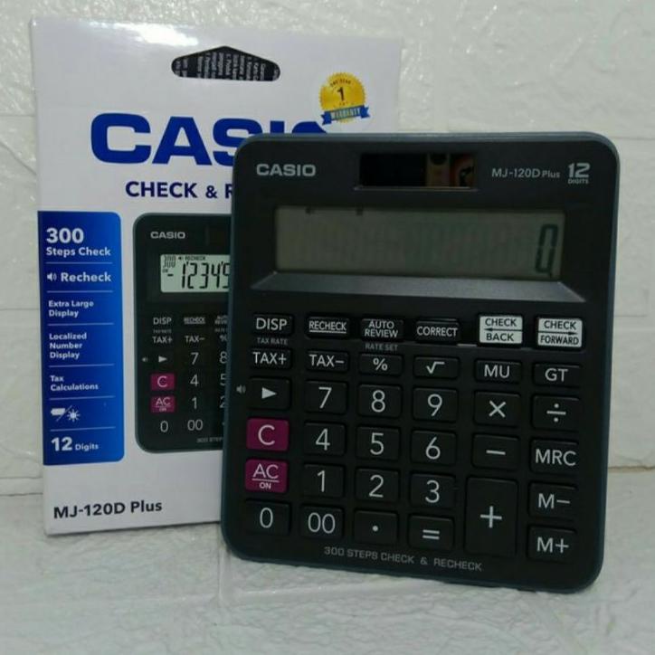 

Kekinian KALKULATOR MEJA ORIGINAL CASIO MJ120D PLUS - Check & Correct Calculator Desktop ~