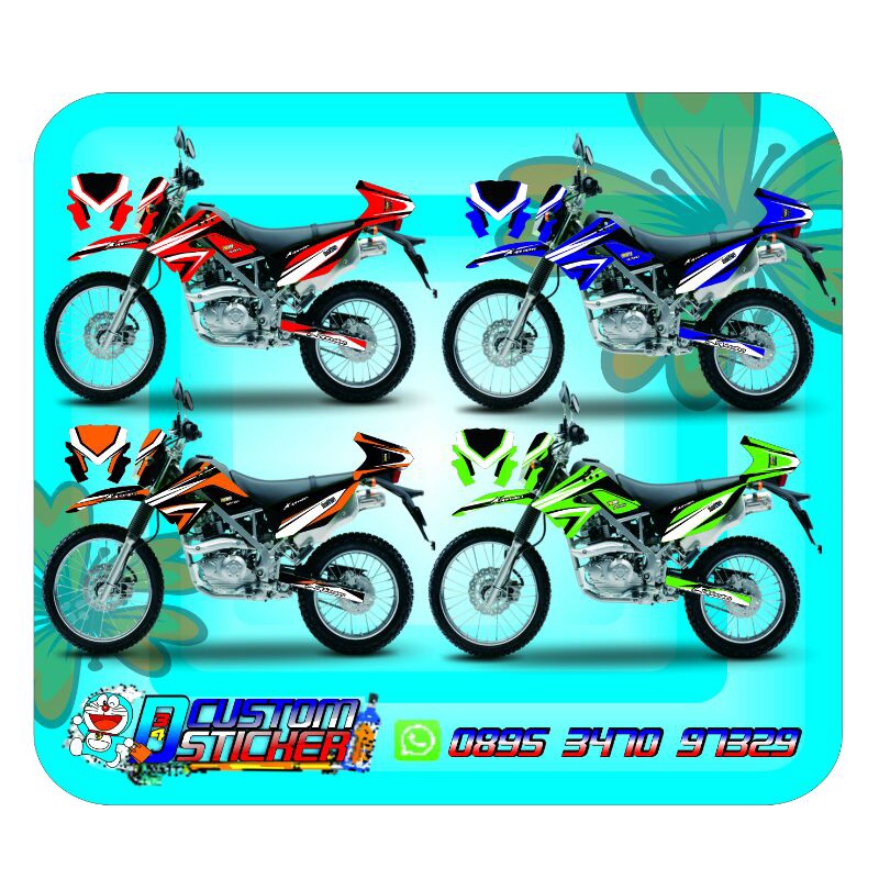 DECAL KLX DTRACKER/DECAL KLX OLD/DECAL KLX GORDON/DECAL KLX BF