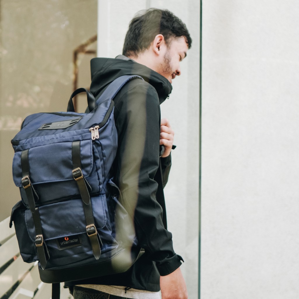 SAVAGE NAVY |Urban Factor x FORIND| Tas Ransel Punggung Ori Bag Pria Wanita Backpack Baru Gunung