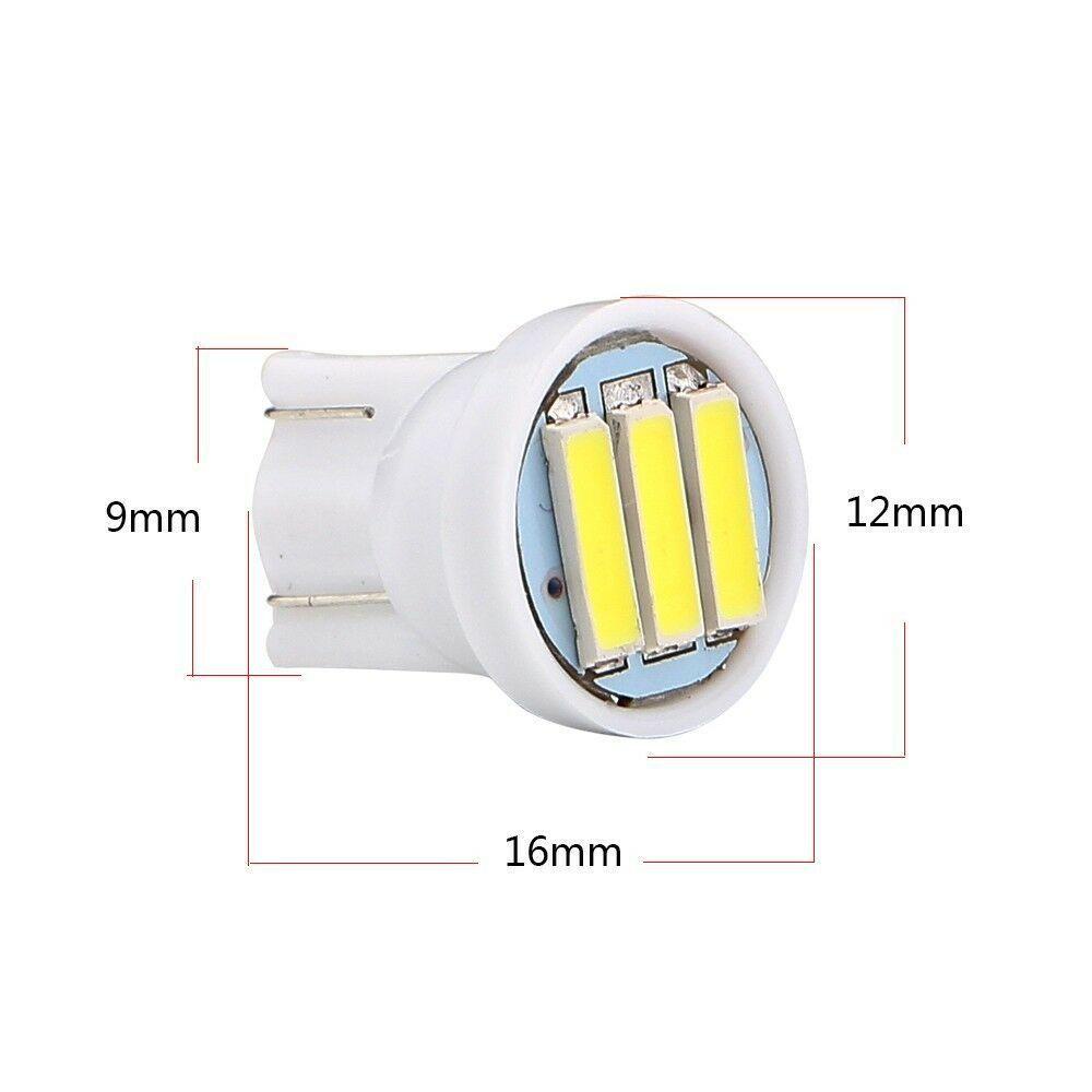 Populer 20Pcs Lampu Plat Nomor Putih 20Pcs 7020 3SMD COB LED Dome Map