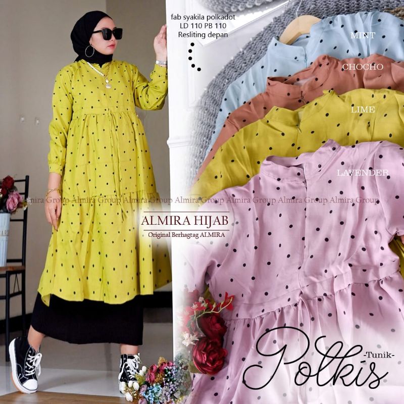 Polkis Tunik//Tunik//Tunik Wanita//Tunik Muslim//Tunik Daily//Tunik Wanita//Tunik Muslim