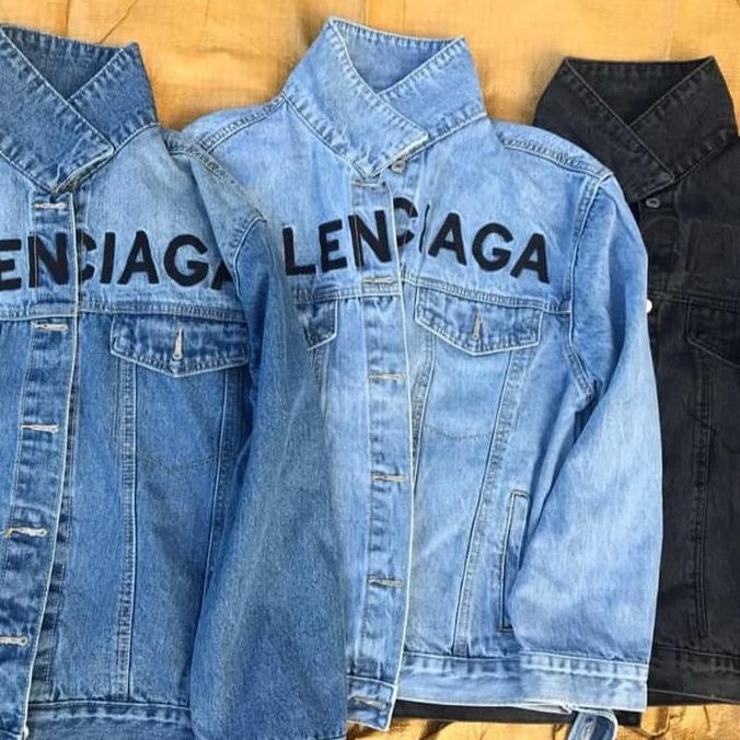 jaket jeans balenciaga