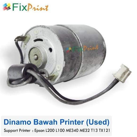 DINAMO MOTOR DC 12 , 12V DINAMO PENGGERAK EPSON L200 L100 T13 TX121 | MURMER 