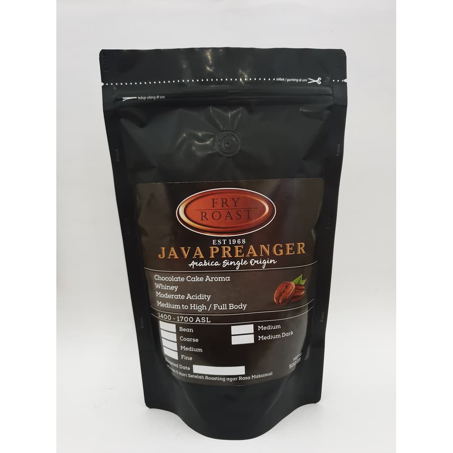 

KOPI ARABIKA JAVA PREANGER 500 GRAM BIJI DAN BUBUK