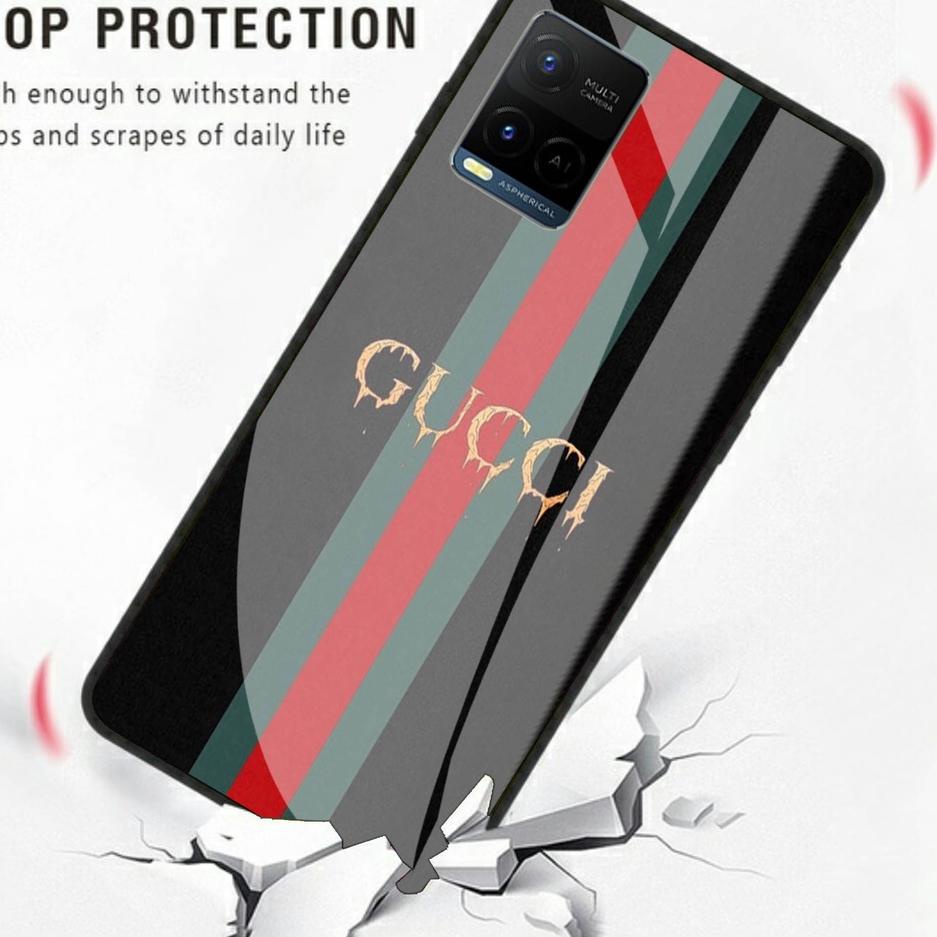 TrxJ4v9U-- Softcase Glass Kaca VIVO Y21 Y21s Y33S 2021 - Casing HP VIVO Y21 Y21s Y33S 2021 [ S42 ].