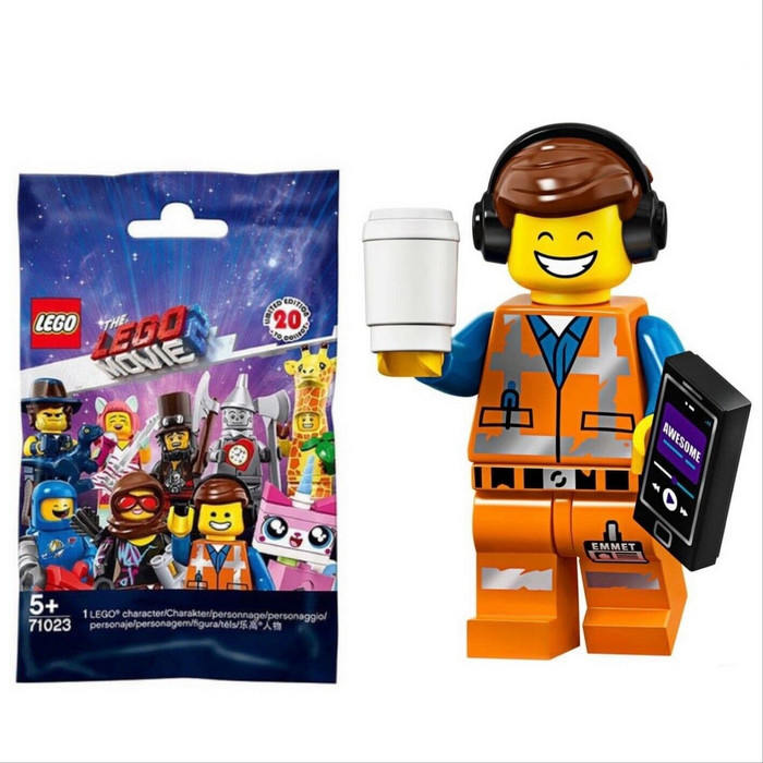 BISA COD Lego Minifigures Series The Movie 2-Dj Emmet Minifigure Seri #1 Remix TERBATAS