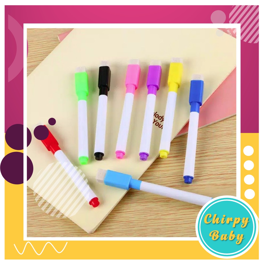 

A04 * Spidol wipe clean dengan kepala penghapus