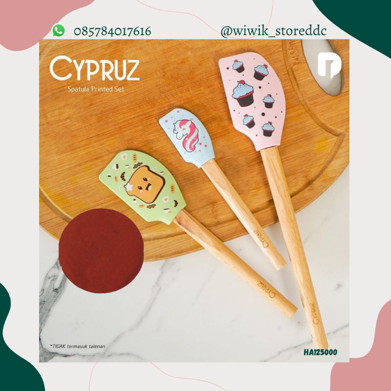 Dusdusan Cypruz Spatula Printed Set
