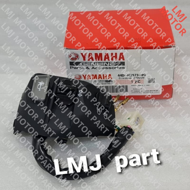 (100% ORI ) SWITCH HANDLE SAKLAR KLAKSON LAMPU SEN KIRI MIO J 44D-H3973 Bagus