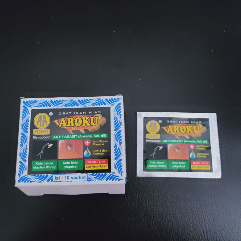 OBAT IKAN KOI AROKU ANTI PARASIT (satuan)