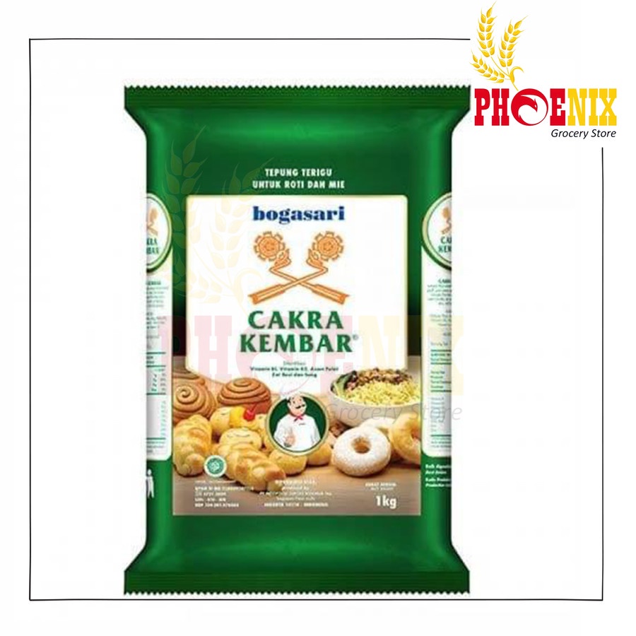 

Tepung terigu cakra kembar 1 KG