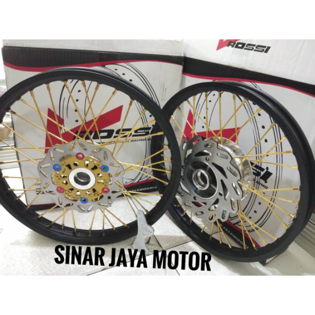 Velg velk pelek pelak ninja r ninja rr ring 17 sepaket cakram