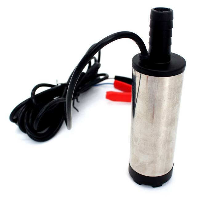 OTOHEROES Pompa Air Minyak Oli Submersible Water Diesel Pump 12V YB-028 Silver Grab Medan