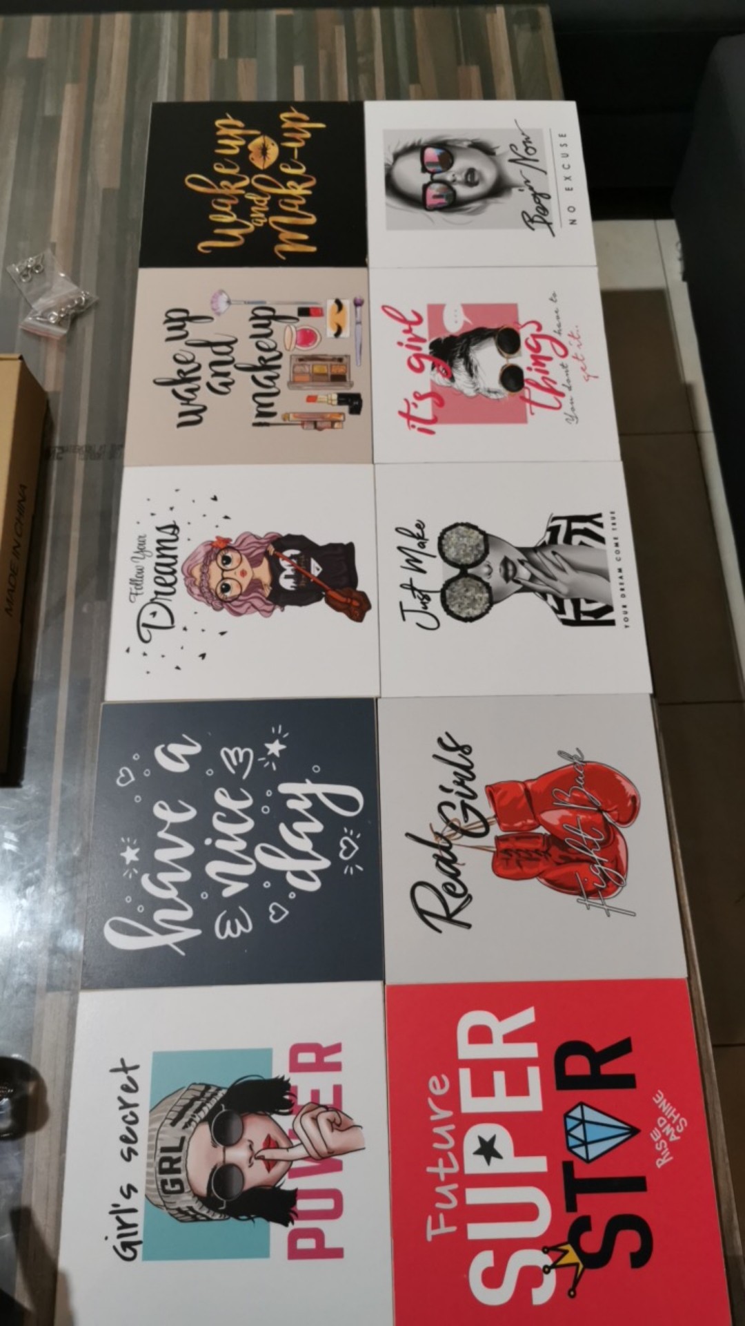 Wooden Projects Pajangan Dinding Rumah Hiasan Dekorasi Kamar Wall Decor Vector Girl Quote - Grw