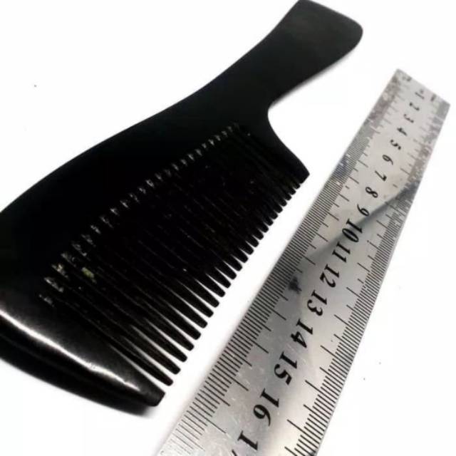 Sisir bergagang dari tanduk asli