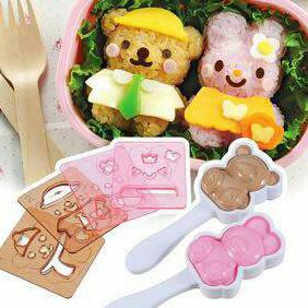 

Bento set bear and bunny