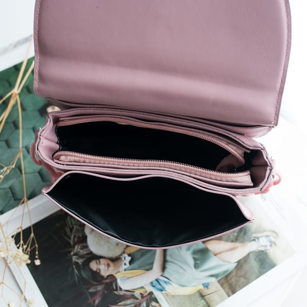 BJ57545 - BLACK/KHAKI/PINK/RED/WHITE/YELLOW - TAS SETENGAH LINGKARAN KOTAK TALI RANTAI SLEMPANG IMPORT TERMURAH BAGSTORE TAS WANITA FASHION IMPORT MODIS ELEGAN TERMURAH TERLARIS TERBARU BAGSTORE JAKARTA TAS BATAM CR7545