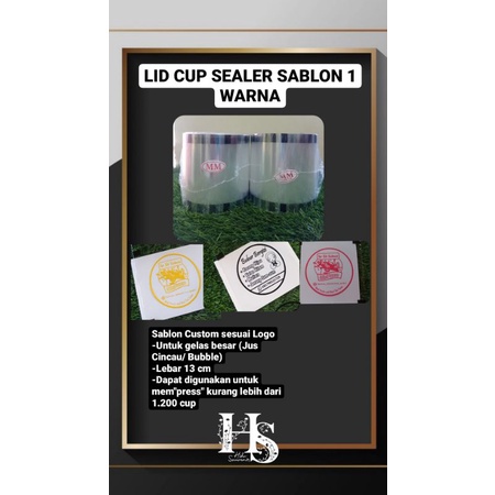 Lid Cup Sealer Sablon