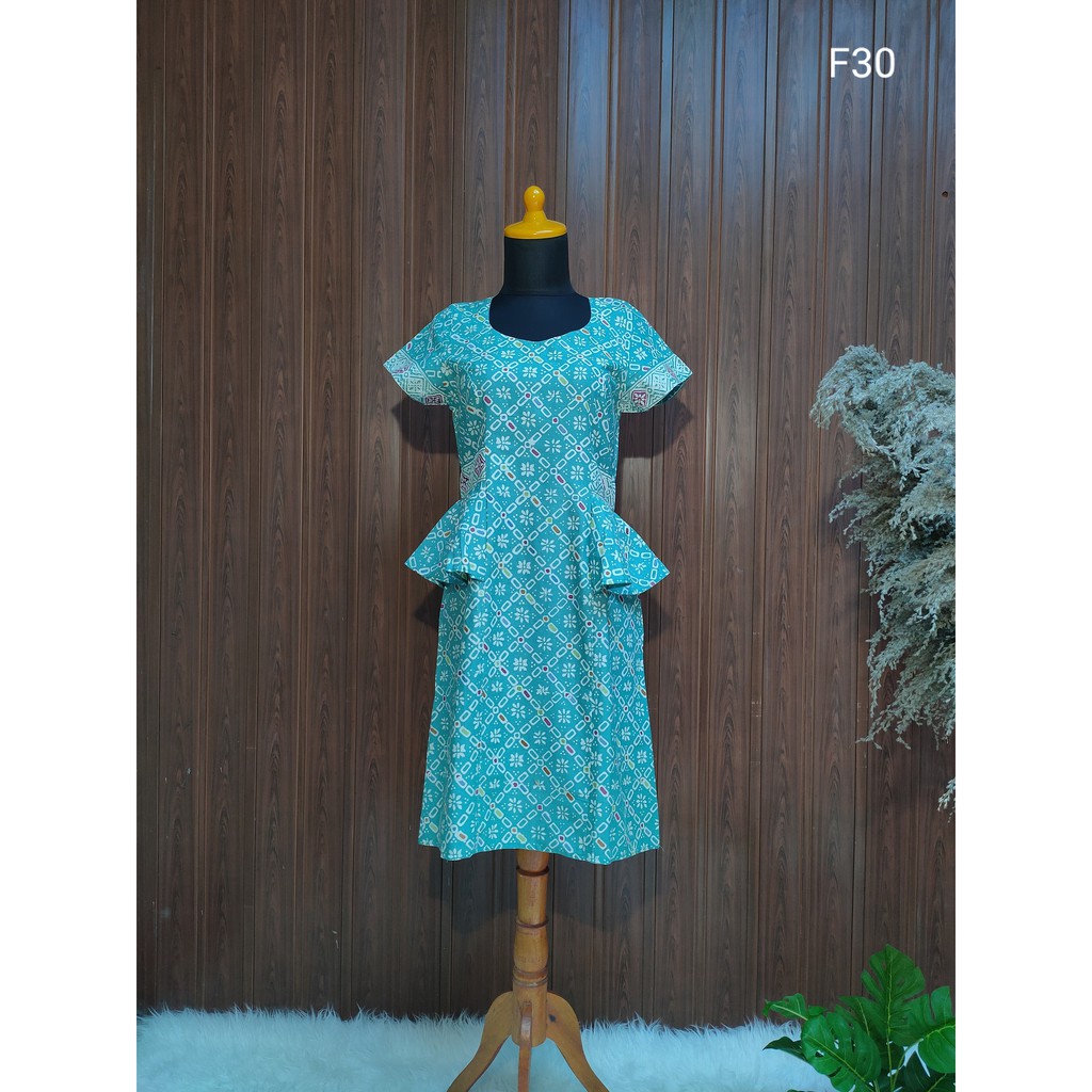 Dress Batik Modern Dress Etnik F30
