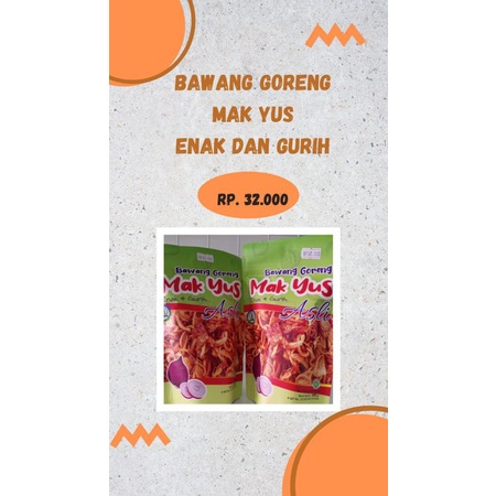 

Bawang Goreng Merah Mak Yus