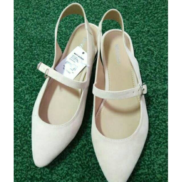 NEVADA Sz 40 Sepatu Sandal Flatshoes Kait Belakang (Slingback) Branded Matahari Original