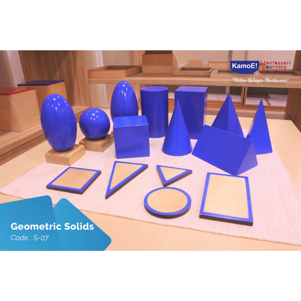 Geometric Solids Montessori Material
