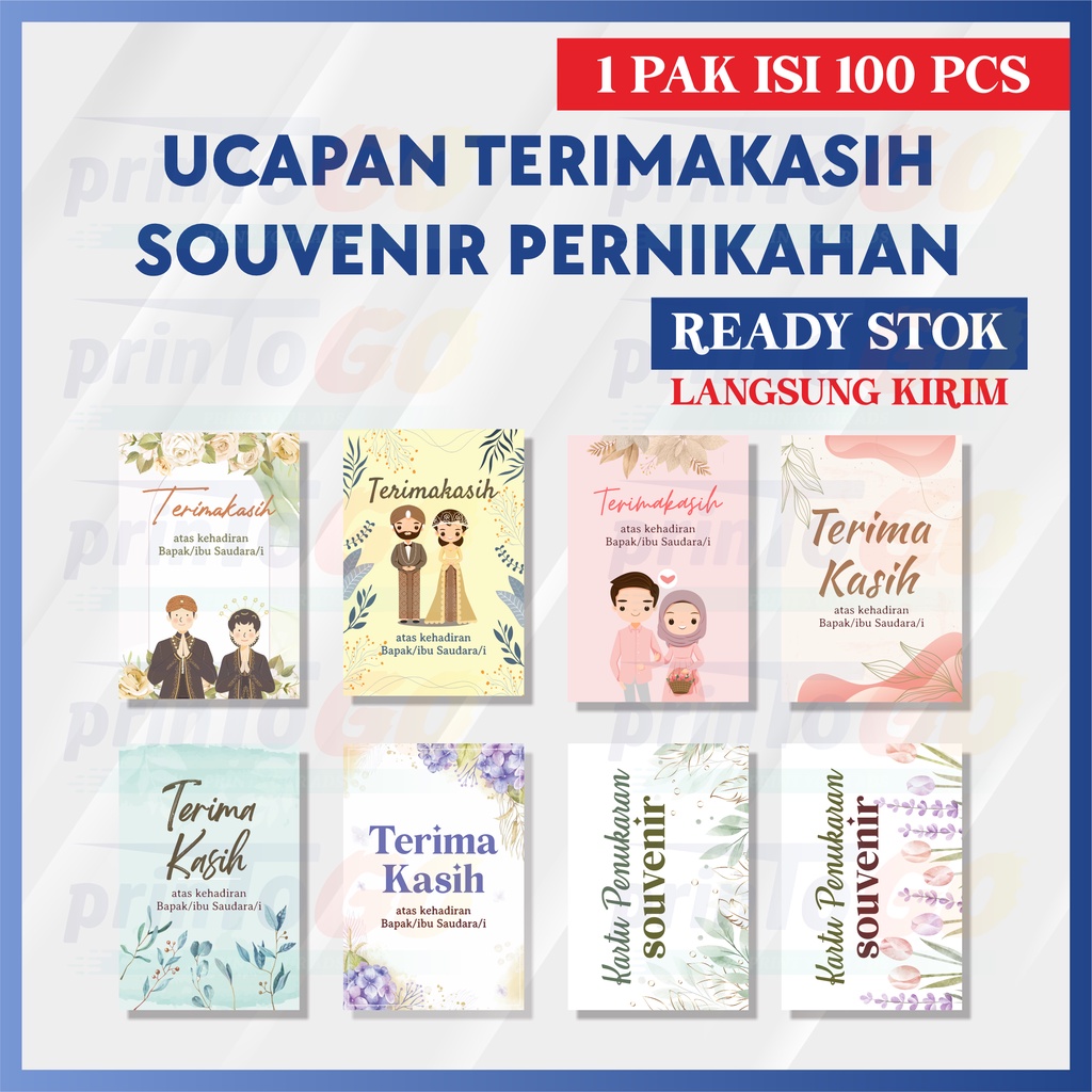 UCAPAN TERIMAKASIH SOUVENIR / UCAPAN TERIMAKASIH SOUVENIR PERNIKAHAN