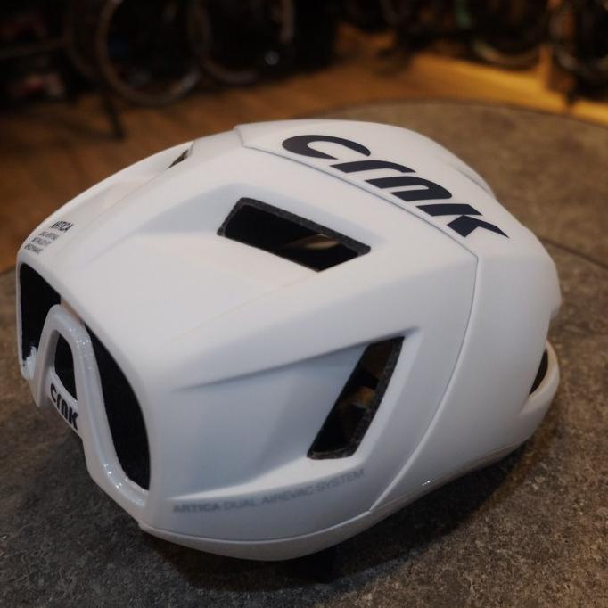 CRNK Artica Helmet - White Helm Sepeda