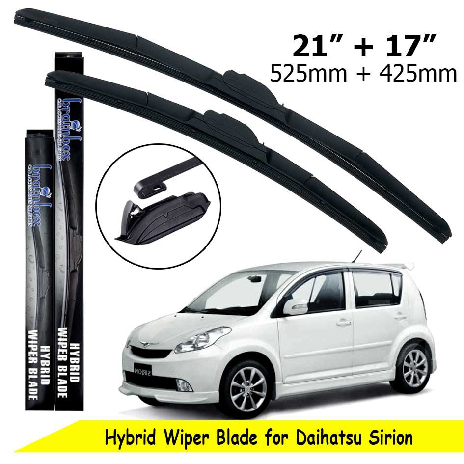 Universal Hybrid Wiper Blade Daihatsu Sirion Karet Pembersih Kaca Mobil Wiper Kaca Mobil Windshield
