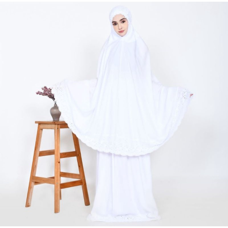 Mukena siti khadijah rayon super jumbo mukena sehari hari