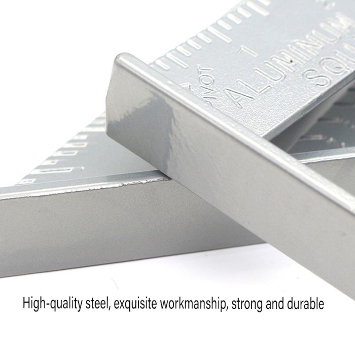 

Cuci Gudang Alat Ukur Segitiga Siku Penggaris Aluminum Derajat Aluminium Alloy Murah