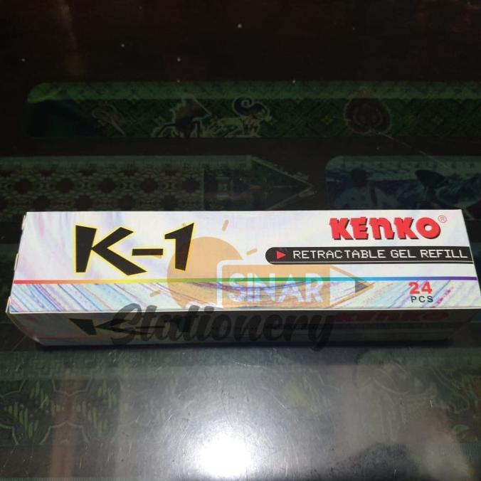

(:(:(:(] Isi pulpen K1 Kenko 0.5 hitam 1pak isi 24pc